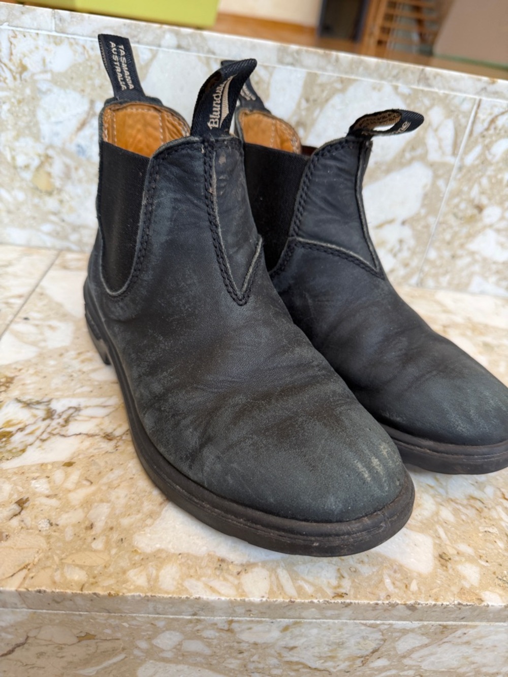 Blundstone Men's Black Leather Chukka Boots